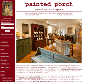 Tablet Screenshot of paintedporch.com