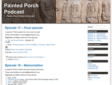 Tablet Screenshot of paintedporch.org